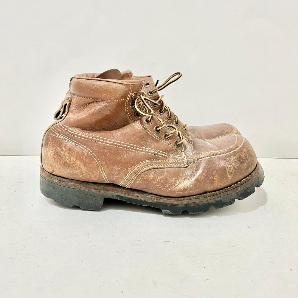 Vibram Steel Toe Boots Brown 8.5 Preowned